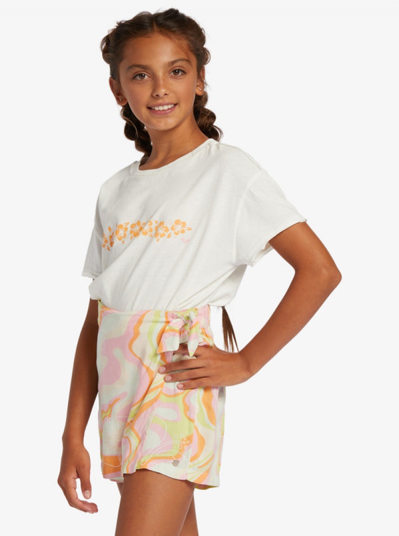 Girls\'\' Roxy Into The Unknown Wrap Skort Shorts | RMUA-05234