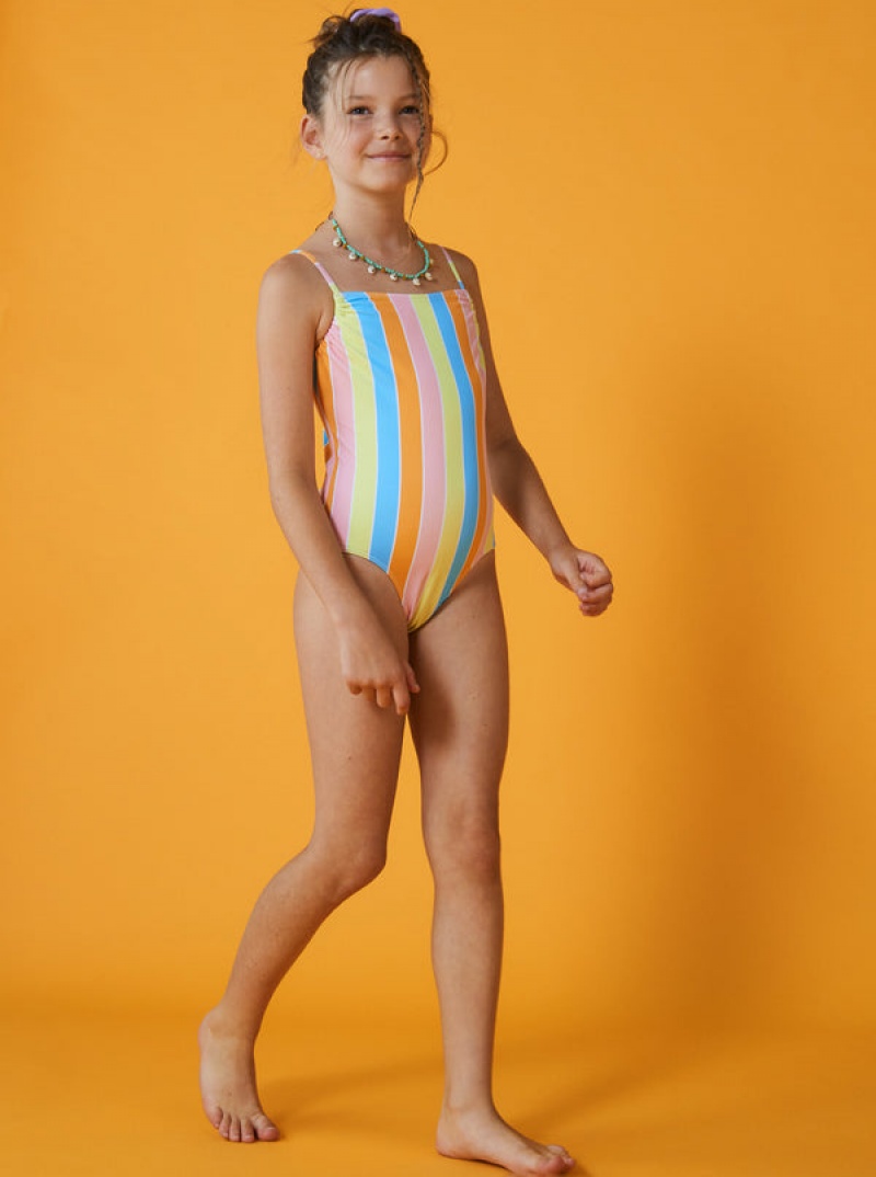 Girls'' Roxy Last In Paradise One-Piece Swimwear | RJXH-16089