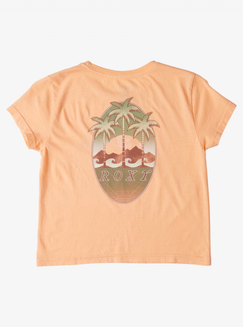 Girls'' Roxy Palm Arcana Boyfriend T Shirts | MOWS-42589