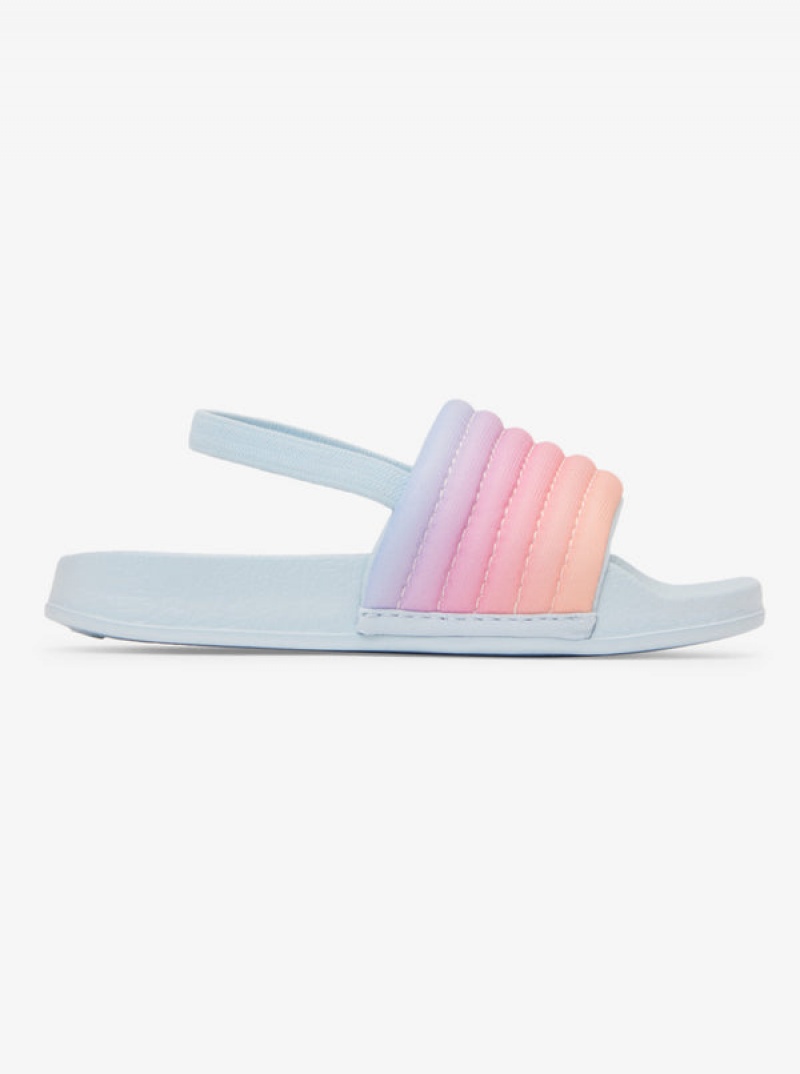 Girls'' Roxy Slippy Ribbed Sandals | KSAO-61239