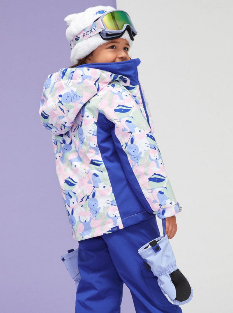 Girls'' Roxy Snowy Tale Technical Snowboard Jackets | XDYH-48379