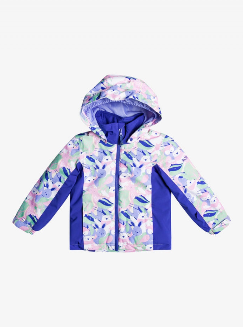 Girls'' Roxy Snowy Tale Technical Snowboard Jackets | XDYH-48379