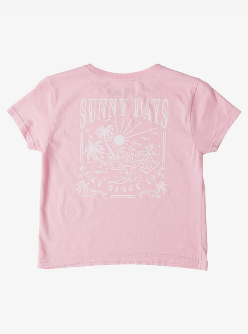 Girls'' Roxy Sunny Days Boyfriend T Shirts | HXTG-57928