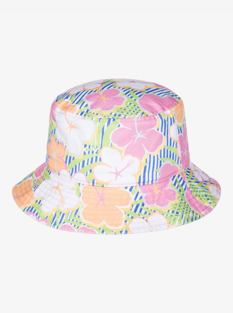 Girls\'\' Roxy Tw Jasmine Paradise Sun Hats | CQJM-42967