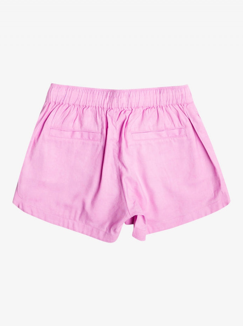 Girls'' Roxy Una Mattina Elastic Waist Shorts | IXVL-57923