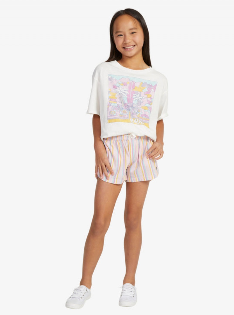 Girls'' Roxy Una Mattina Multico Shorts | EFUR-14862