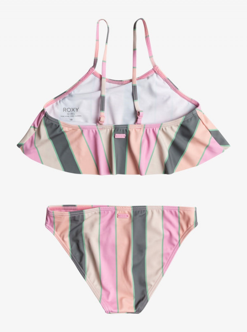 Girls'' Roxy Very Vista Flutter Set Swimwear | SHKZ-82796