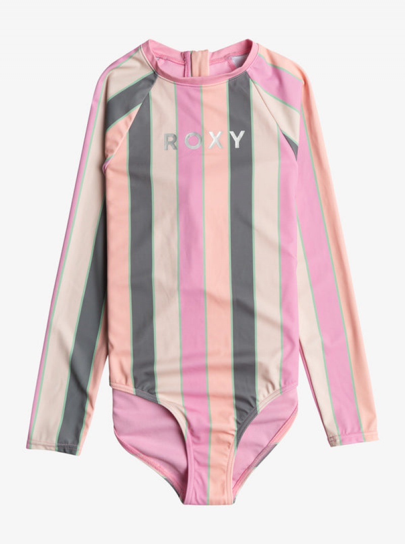 Girls\'\' Roxy Very Vista One-Piece Rashguard Swimwear | OKLS-02984