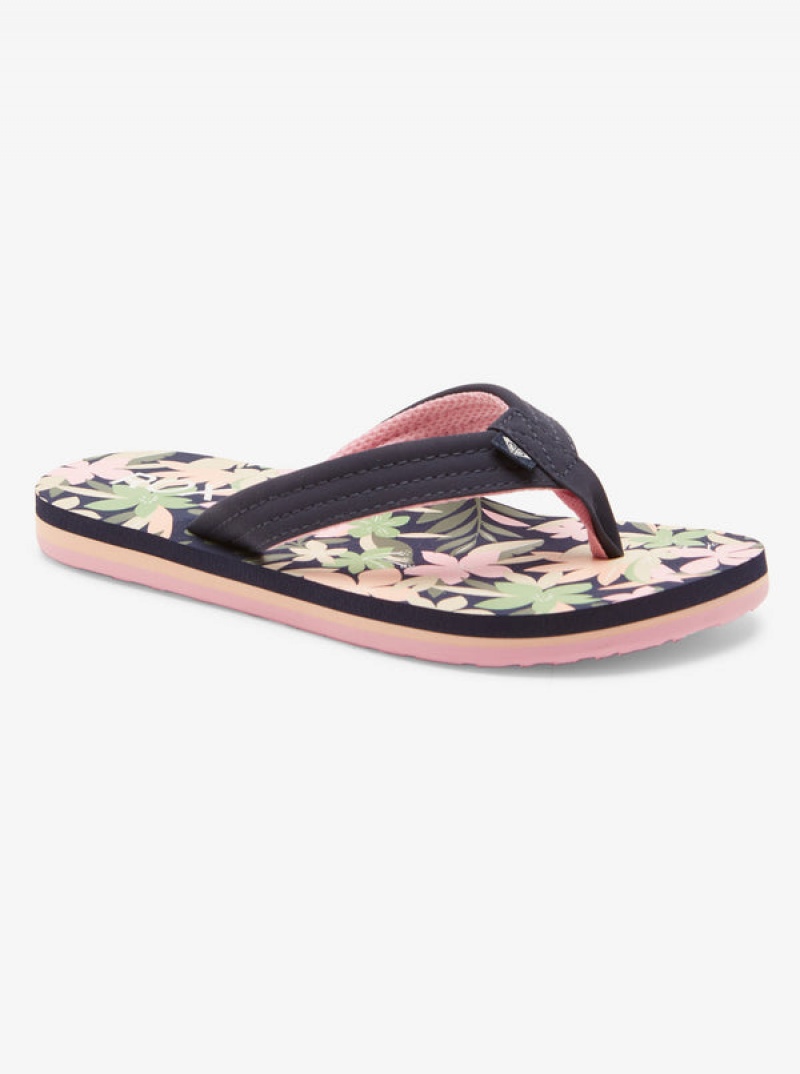 Girls\'\' Roxy Vista Loreto Flip Flops | WIFP-86715