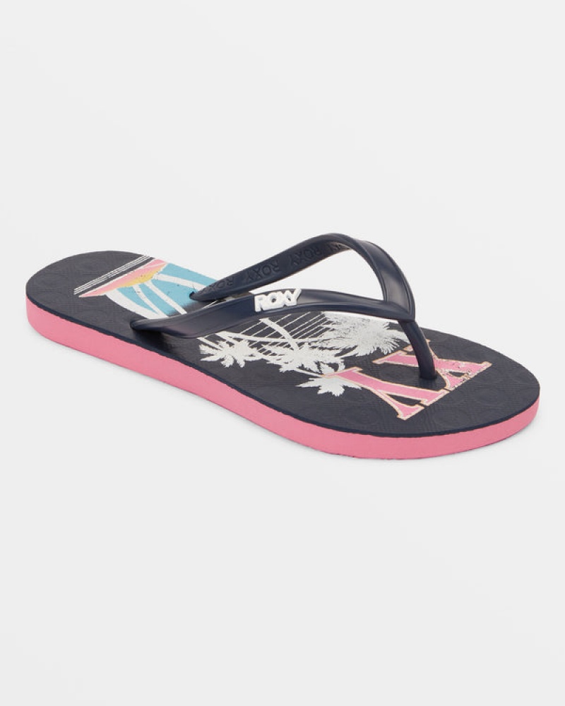 Girls\'\' Roxy Viva Stamp Sandals | FIBC-69047