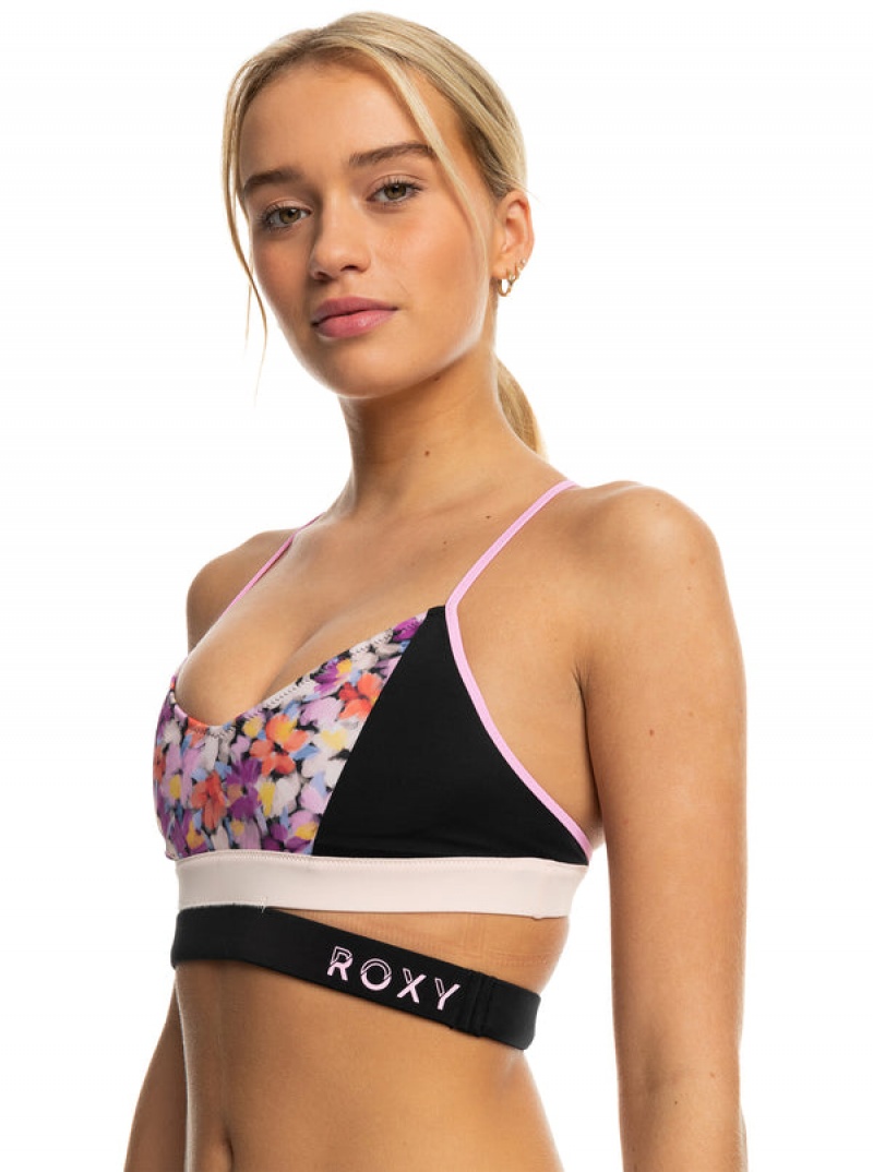 Roxy Active Bralette Bikini Tops | LENY-24179