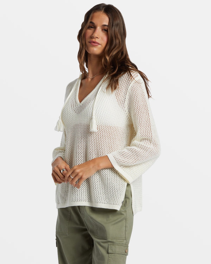 Roxy After Beach Break V-Neck Sweaters | MWDZ-18635