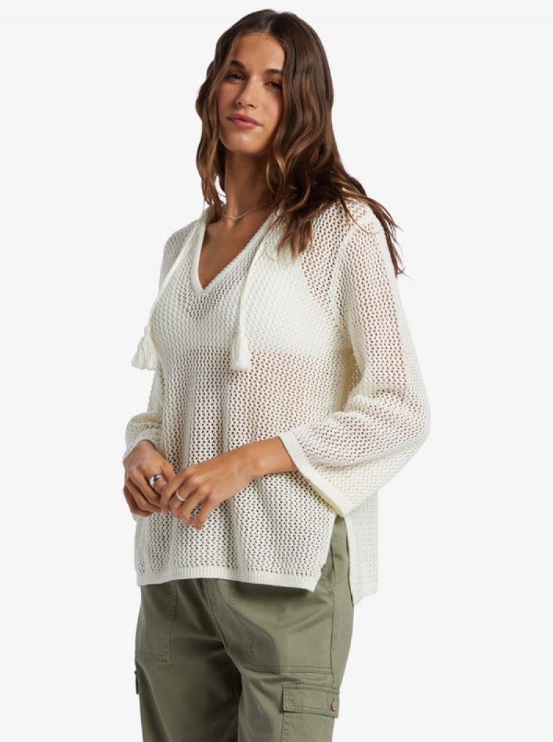 Roxy After Beach Break V-Neck Sweaters | MWDZ-18635