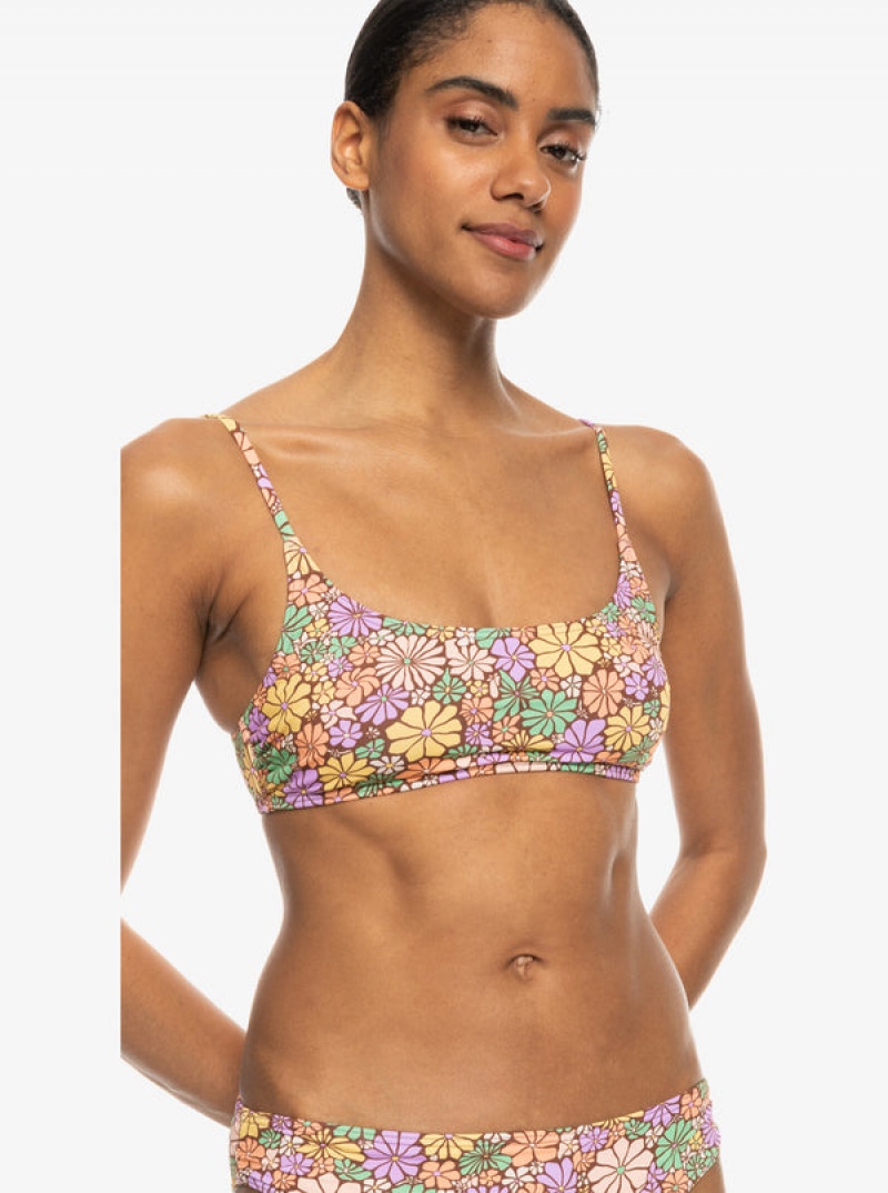 Roxy All About Sol Bralette Bikini Tops | IZMD-75904