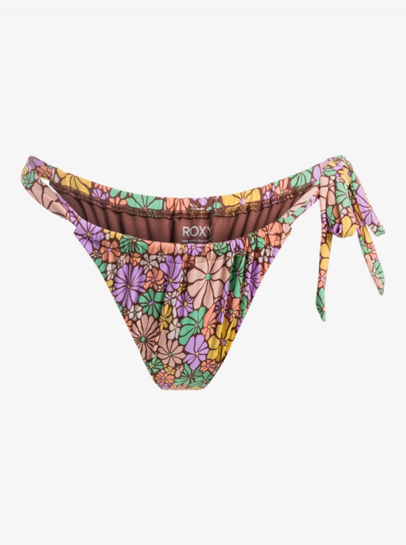 Roxy All About Sol Cheeky Tie Side Bikini Bottoms | VUNX-71602