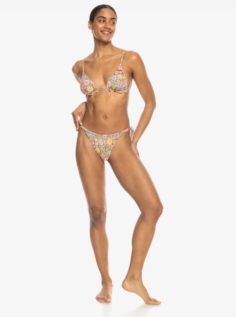 Roxy All About Sol Mini Tiki Triangle Bikini Tops | REIM-84932