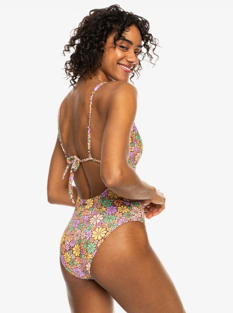 Roxy All About Sol One-Piece Swimsuits | HBJZ-86014