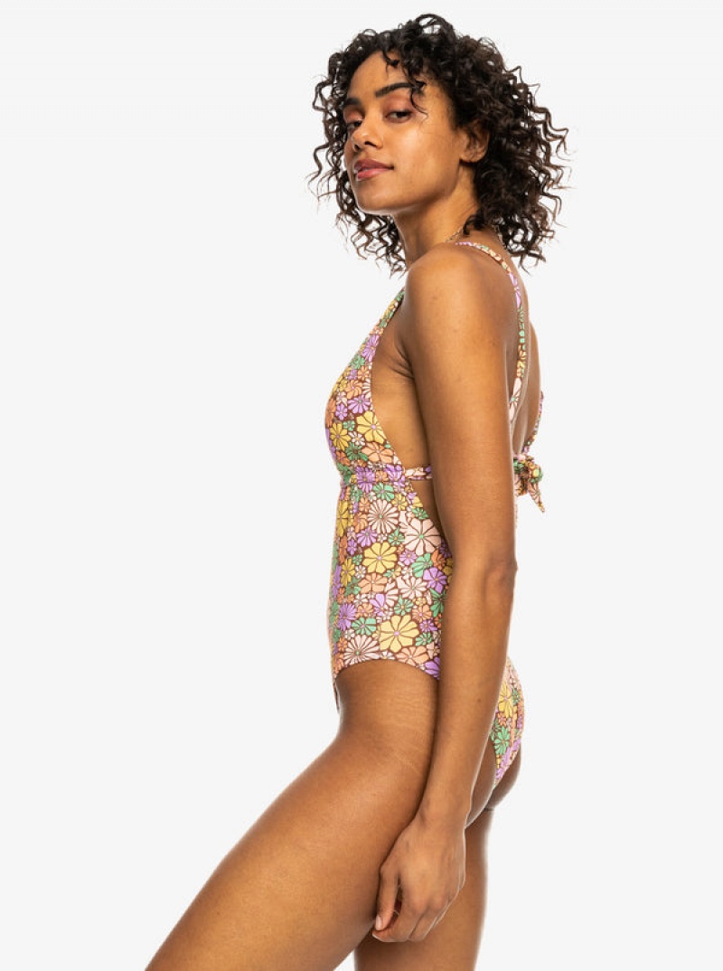 Roxy All About Sol One-Piece Swimsuits | HBJZ-86014