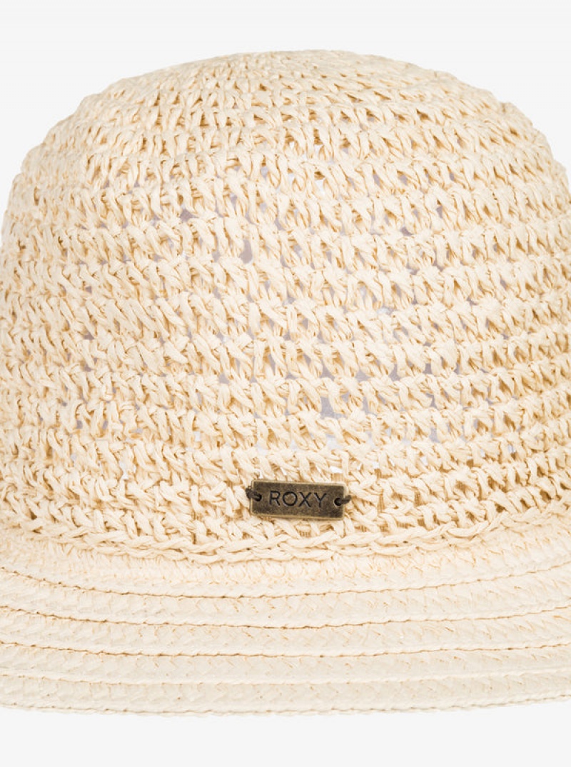 Roxy Aloof Beauty Straw Sun Hats | COHU-02785