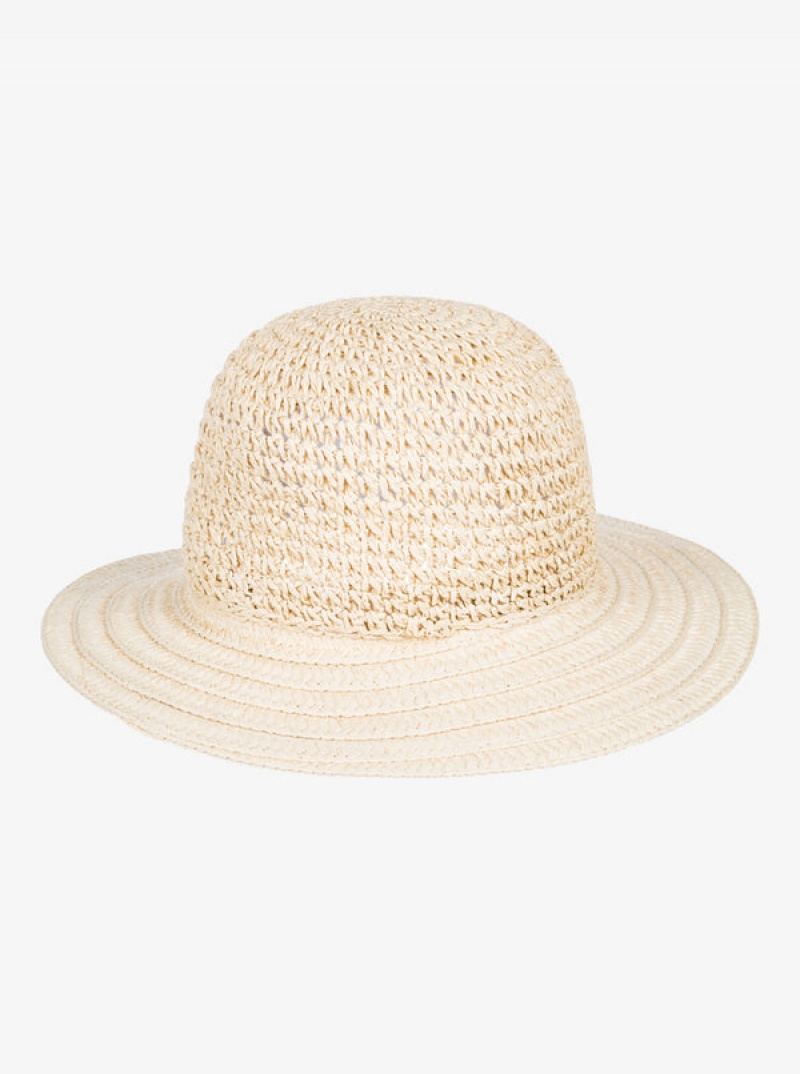 Roxy Aloof Beauty Straw Sun Hats | COHU-02785