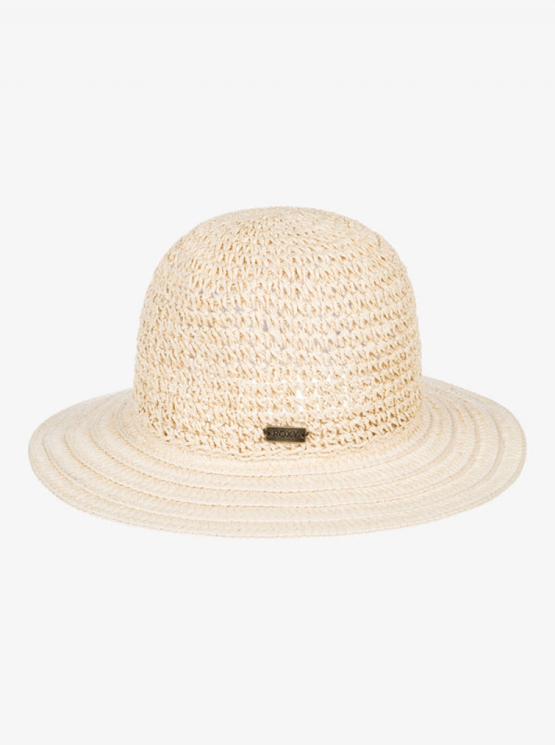 Roxy Aloof Beauty Straw Sun Hats | COHU-02785