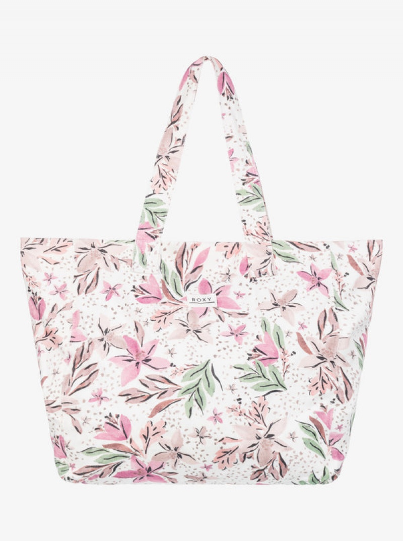 Roxy Anti Bad Vibes Printed Beach Handbag | HCVT-40359