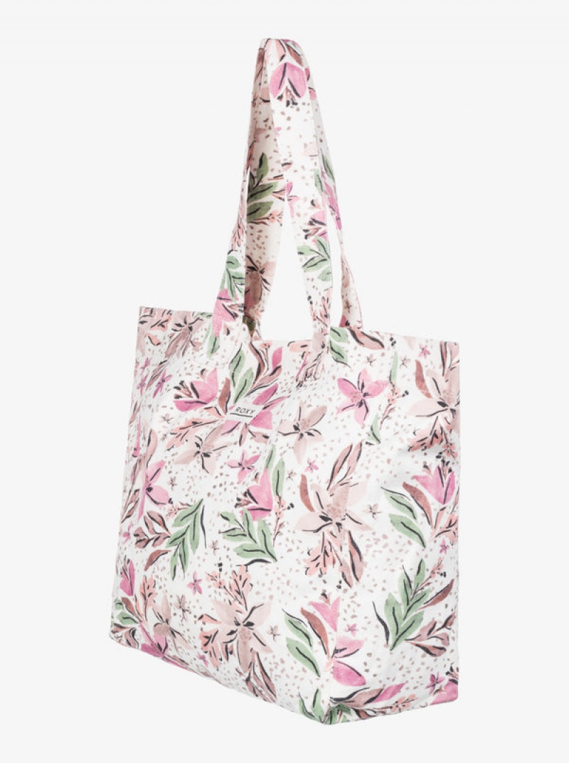 Roxy Anti Bad Vibes Printed Beach Handbag | HCVT-40359