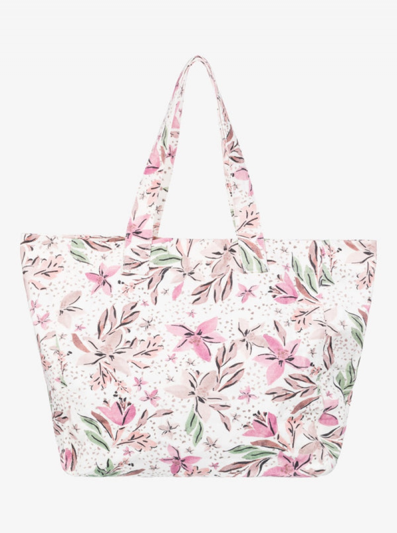 Roxy Anti Bad Vibes Printed Beach Handbag | HCVT-40359