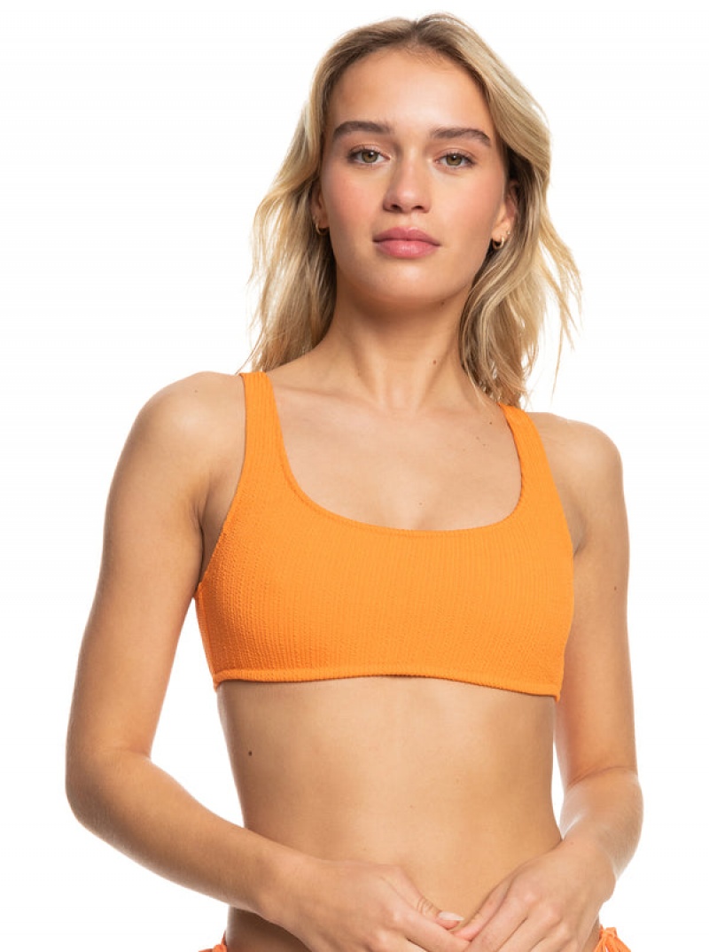 Roxy Aruba Bralette Bikini Tops | XAGJ-68523