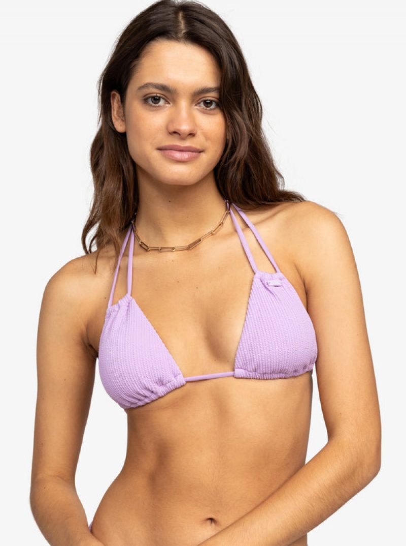 Roxy Aruba Mini Tiki Triangle Bikini Tops | ROAD-49760