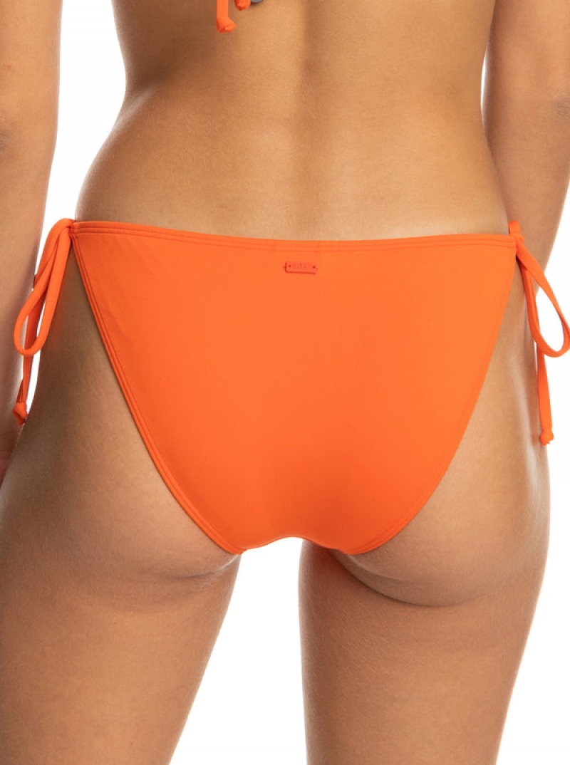 Roxy Beach Classics Tie Side Solid Bikini Bottoms | KWNB-48971