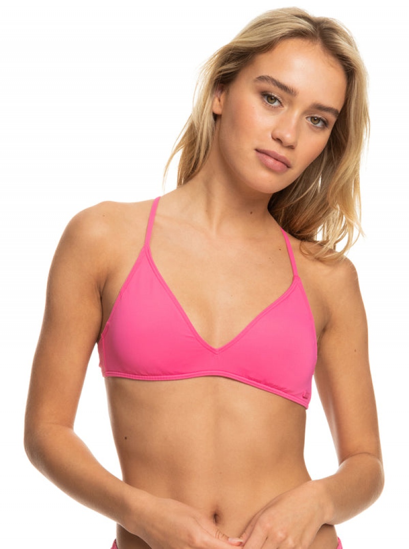 Roxy Beach Classics Triangle Bikini Tops | XRSJ-94265