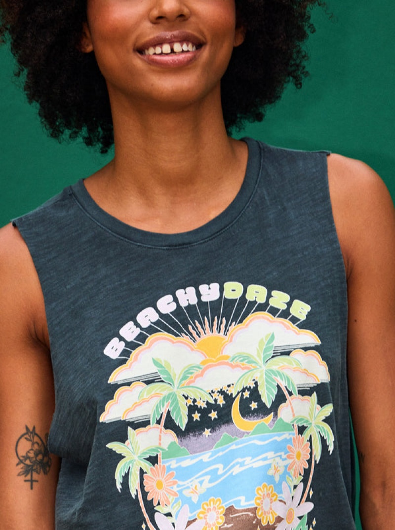 Roxy Beachy Days Muscle Tanks | 64782SVAX