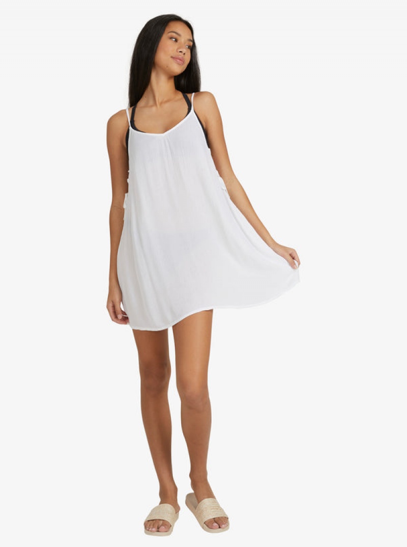 Roxy Beachy Vibes Solid Beach Cover-Up Dress | 69748VCQW