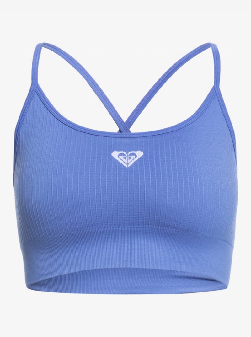 Roxy Chill Out Seamless Rib Bra Tops | 96043QFJK