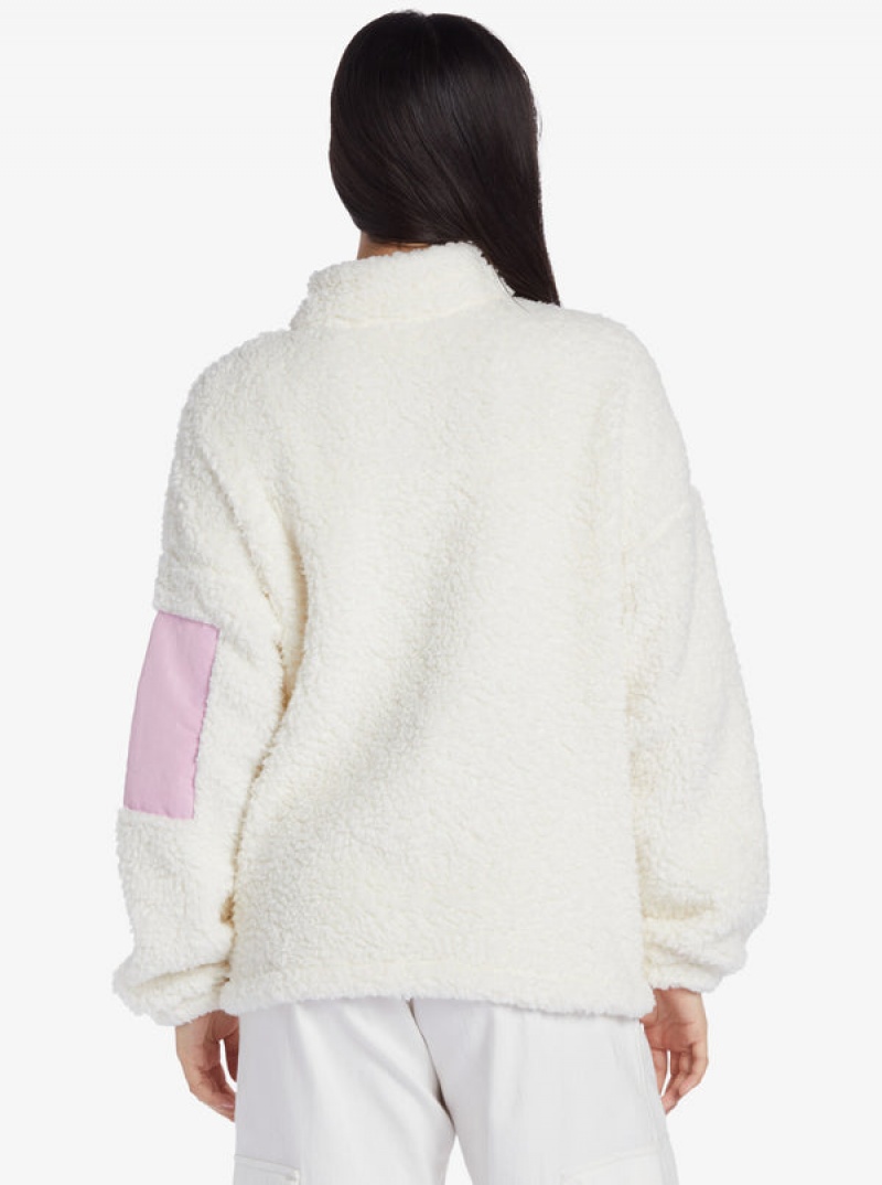 Roxy Chloe Kim Pop Sherpa Full-Zip Fleece Hoodie | ZBON-03417