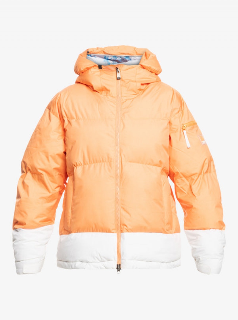 Roxy Chloe Kim Puffy Technical Snowboard Jackets | YRMH-70895