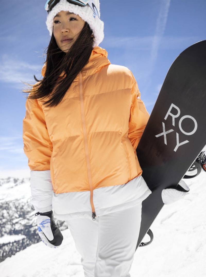 Roxy Chloe Kim Puffy Technical Snowboard Jackets | YRMH-70895