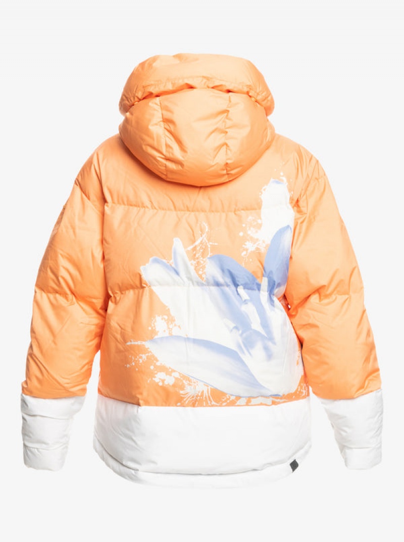 Roxy Chloe Kim Puffy Technical Snowboard Jackets | YRMH-70895