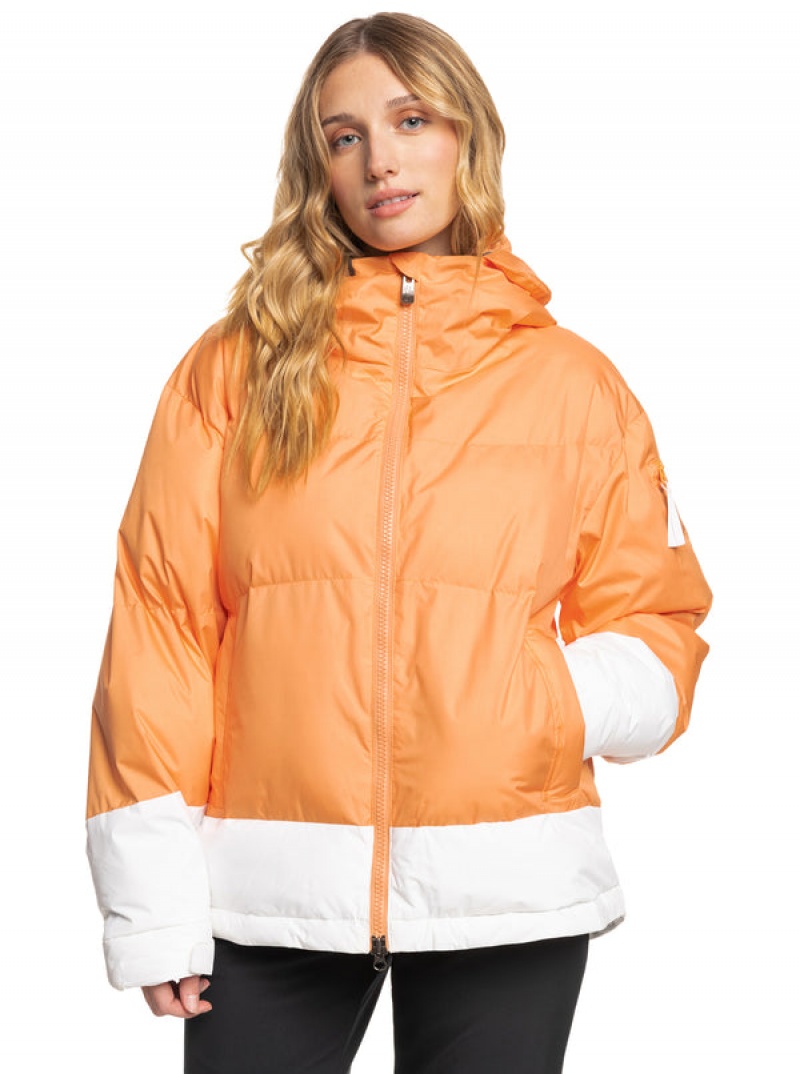 Roxy Chloe Kim Puffy Technical Snowboard Jackets | YRMH-70895