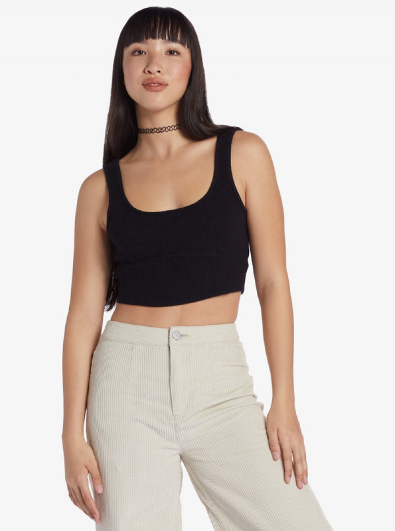 Roxy Chloe Kim Ribbed Knit Tops | 49128MIBP