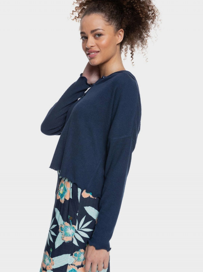 Roxy Cozy Day Long Sleeve Rib Knit Tops | 31972XZBJ