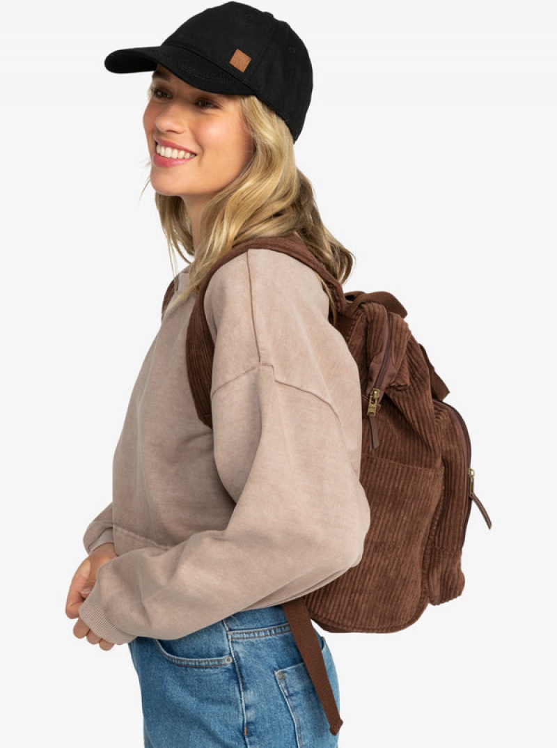 Roxy Cozy Nature Medium Corduroy Backpacks | IHET-81540