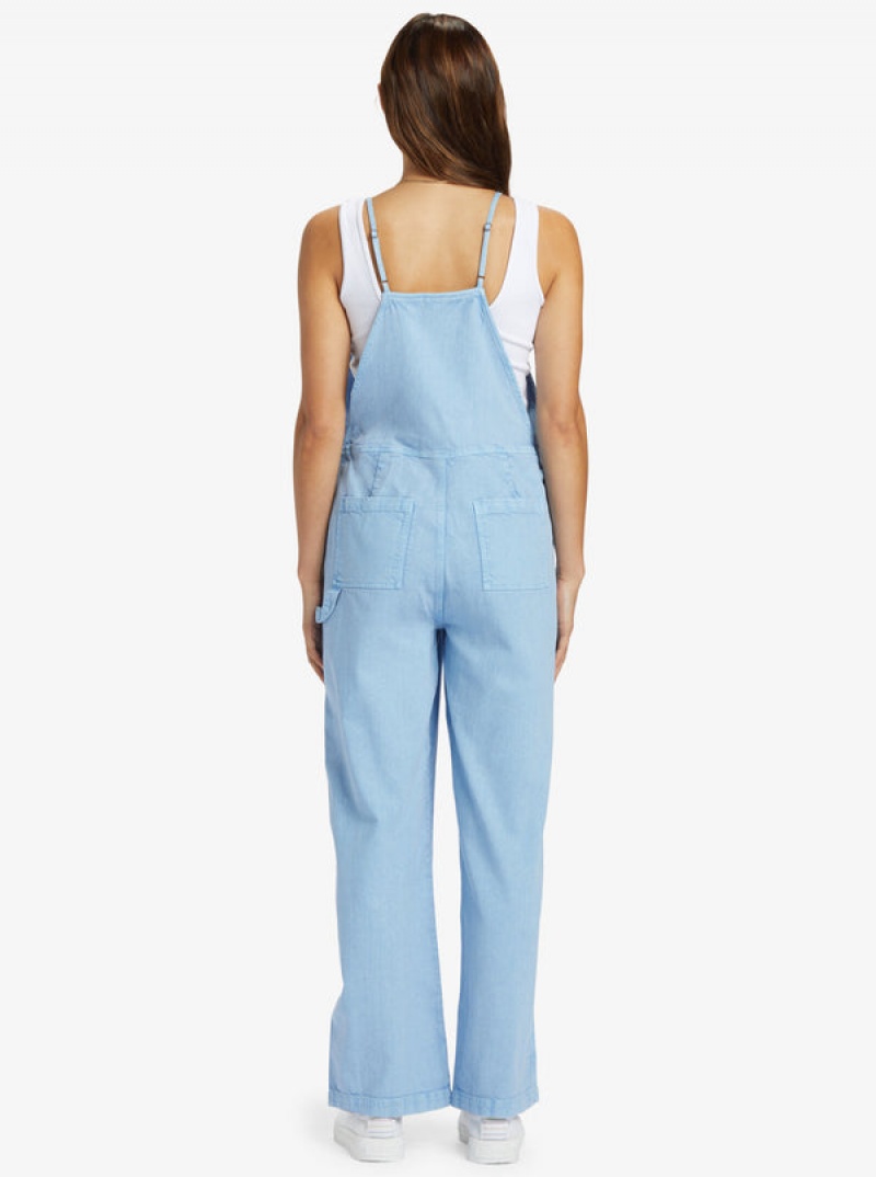 Roxy Crystal Coast Overalls Jumpsuits | 65083XRSN