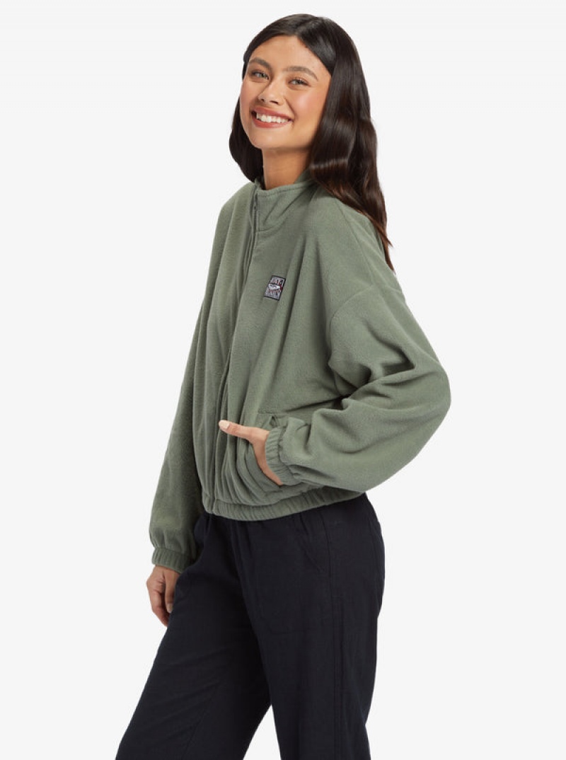 Roxy Dawn To Dusk Half-Zip Fleece Hoodie | IPKW-95826