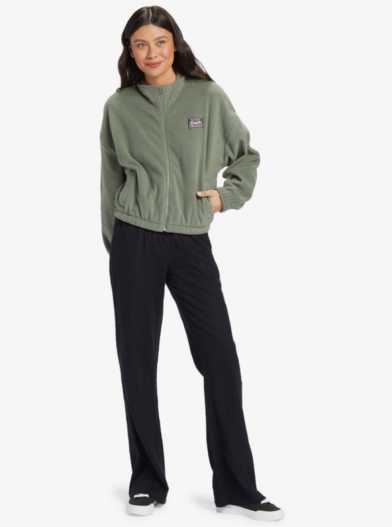 Roxy Dawn To Dusk Half-Zip Fleece Hoodie | IPKW-95826