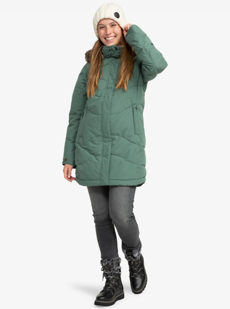 Roxy Ellie Longline Winter Jackets | JUBI-29601