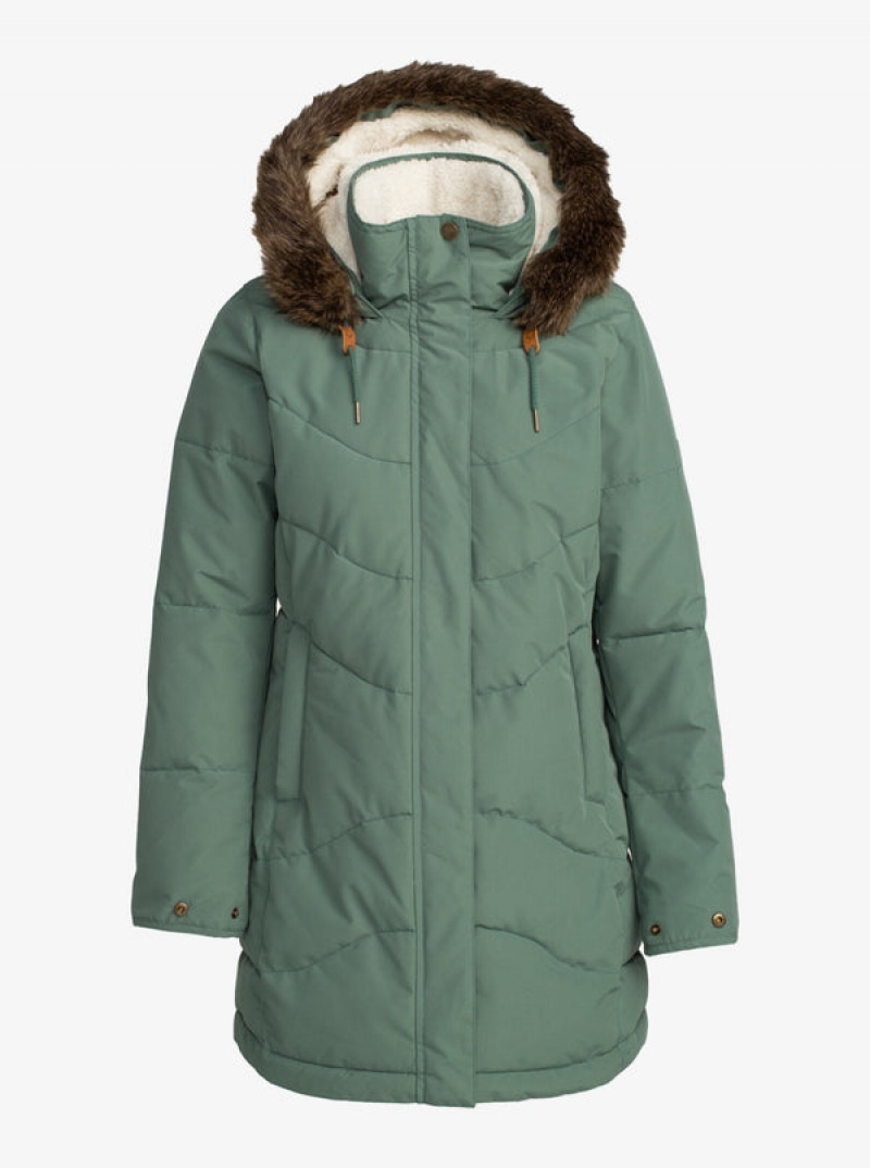 Roxy Ellie Longline Winter Jackets | JUBI-29601