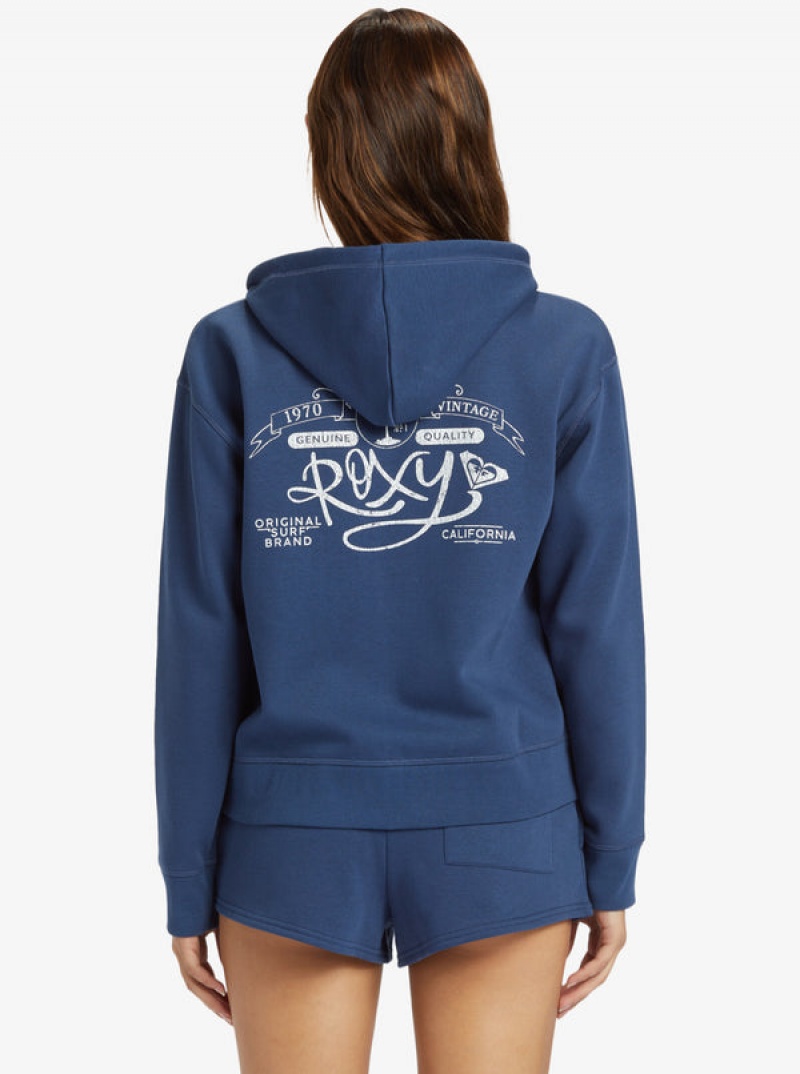 Roxy Evening Hike Zip-Up Loungewear | YVPF-86302