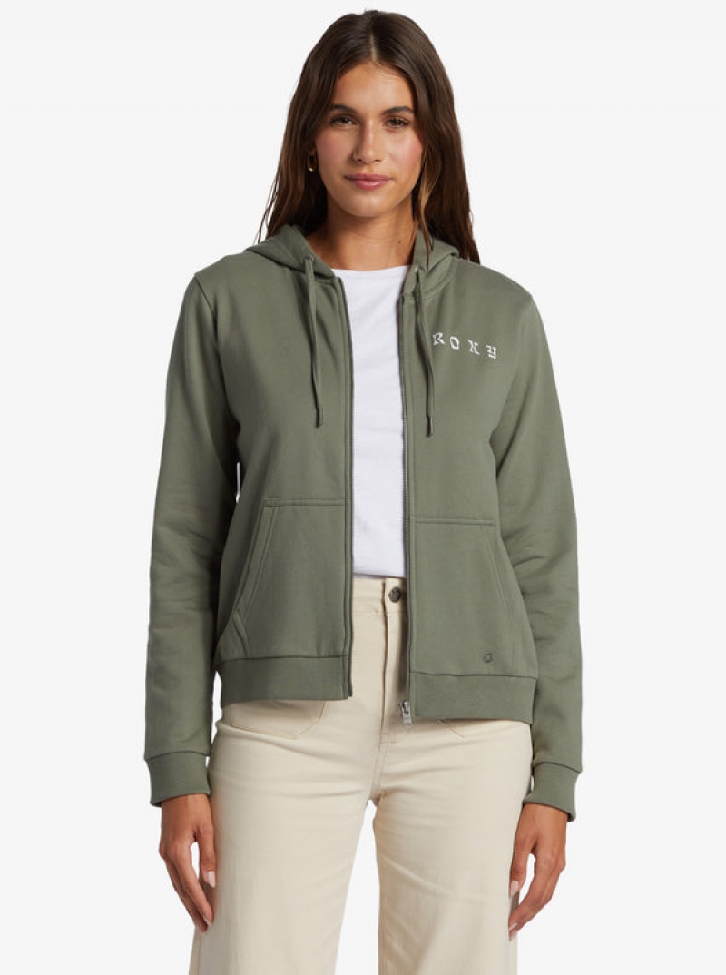 Roxy Evening Hike Zip Zip-Up Hoodie | WENY-20976